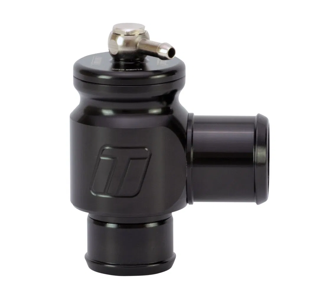 TS-0203-1223 – TURBOSMART Turbocharger Blow Off Valve, Recirculating 34 MM Black Aluminum With Green Spring